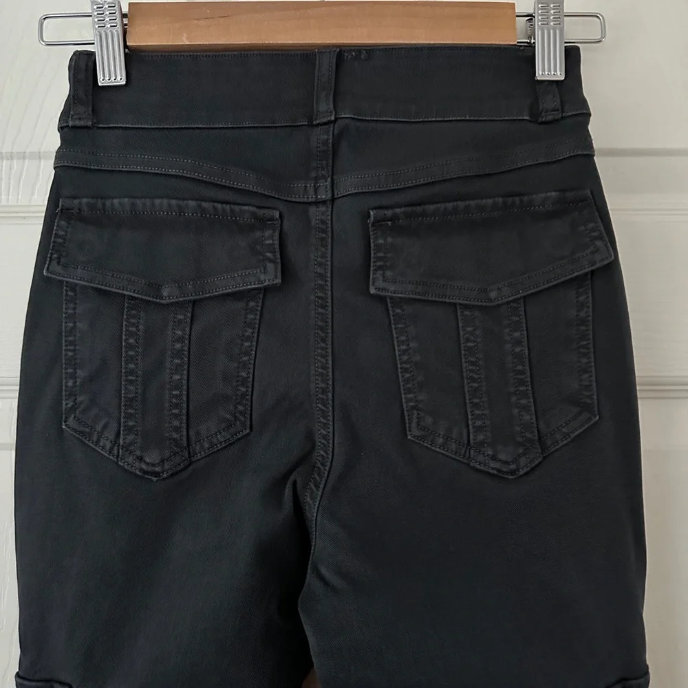 SPANX Black Ankle Cargo Leggings - Picture 7 of 16